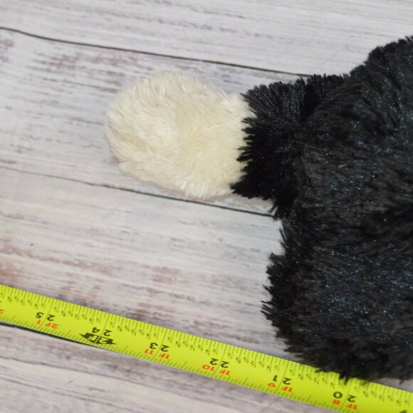 JELLYCAT RETIRED Black & White Pickles Cat with Long Tail 25in GUC READ  Has som - Picture 8 of 12
